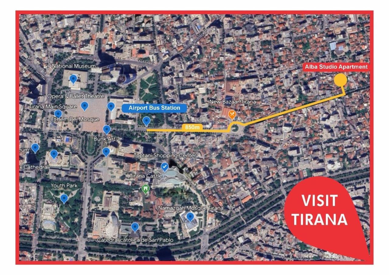 Alba Studio Apartment Tiranë Luaran gambar